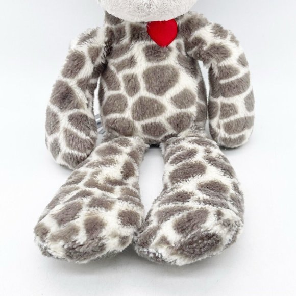Gund Gray White Giraffe Red Heart on Chest Plush Stuffed Animal Toy 4060900 - Picture 6 of 13